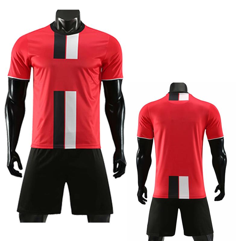 Kids Short Sleeve Blue Soccer Jersey Set Purple Adult Football Uniform Man Green Team Soccer Shirt