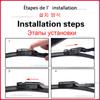 Per Mazda CX-5 CX5 CX 5 2017-2023 Spazzole Tergicristallo Anteriori 2x Accessori Finestrino Parabrezza 2018 2019 2020 2021 2022