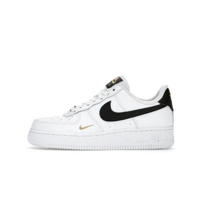 Air Force 1 Low '07 Essential Biały Czarny Złoty Mini Swoosh