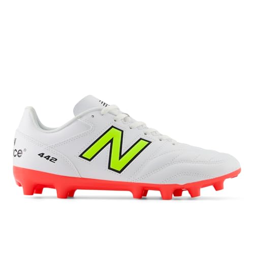 New Balance 442 ACADEMY HG MS43H Men's Soccer Cleats, IB2 (WHITE), Size 27.5 Cm, 2E