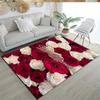 Rose Customize Your Name Floor Rug Office Rug Design for Living Rooms Balcony Study Room Foyer Antislip Carpet Decorate Offices Wedding Party Gift