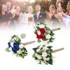 Wedding Bouquet Artificial Fake Flower Bouquet Romantic Bridal Hand Bouquet for Celebration Ceremony