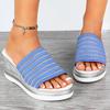 Sandals Summer New Women Slippers Wedges Platform Beach Flip Flops Trend High Heels Ladies Shoes Pumps Thick Slides Mujer