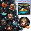 1 Set Halloween Ghost Countdown Calendar 24 Days Spooky Reading Bubble Bath Ghost Ornament Advent Calendar Holiday Bookworms Gift