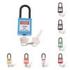 Lockout Tagout Safety Padlock Waterproof Reinforced PVC Keyed Padlock for Workplace Security