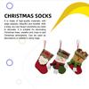Christmas Pendant Window Wall Xmas Sock Decoration Household Themed Party Festival Atmospheres Decor Art Photography Prop