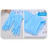 Warm Cleaning Rubber Gloves Non-slip Dishwashing Gloves Durable Plush Gloves  for Kitchen Laundry