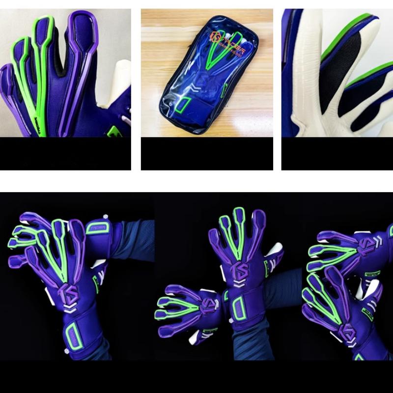 Latex Goalkeeper Gloves Thickened Football Professional Protection Adults Kids Match Goalkeeper Soccer Goalie Football Gloves