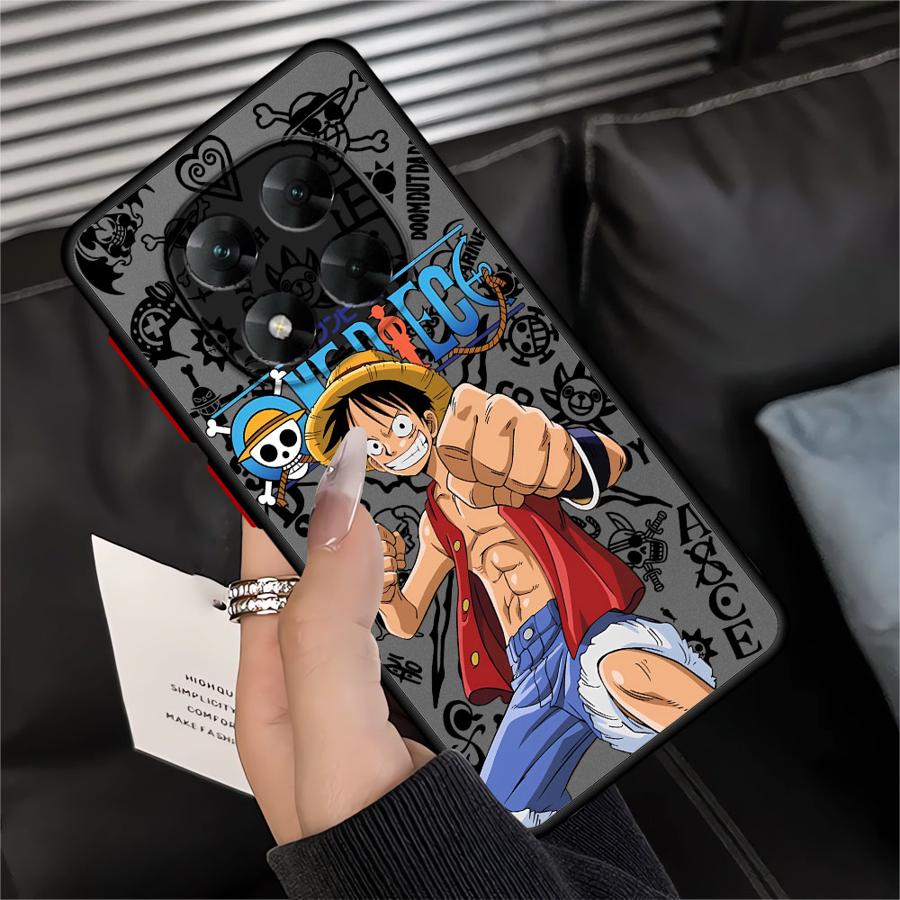 Case for Xiaomi Redmi Note 14 13 Pro Plus A4 13C 14C 9S 10 12 11 Funda Back Phone Cover One Piece Luffy Cute