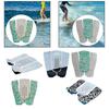 3pcs Surfboard Traction Pad Anti Slip Back EVA Deck Grip Mat