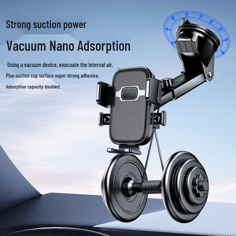 2025 Universal Car Phone Holder with Suction Cup and Air Vent Mount for Dashboard Navigation