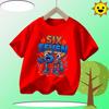 Funny Six Seven Italian Brainrot 67 Graphic Print T-Shirt Boy/Girl Summer Short Sleeved Kids Loose Comfortable Tshirt Tee Top
