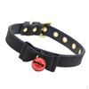 Adjustable Gothic Bowknot Leather Lolita Bell Choker Necklace Cat Anime Cosplay