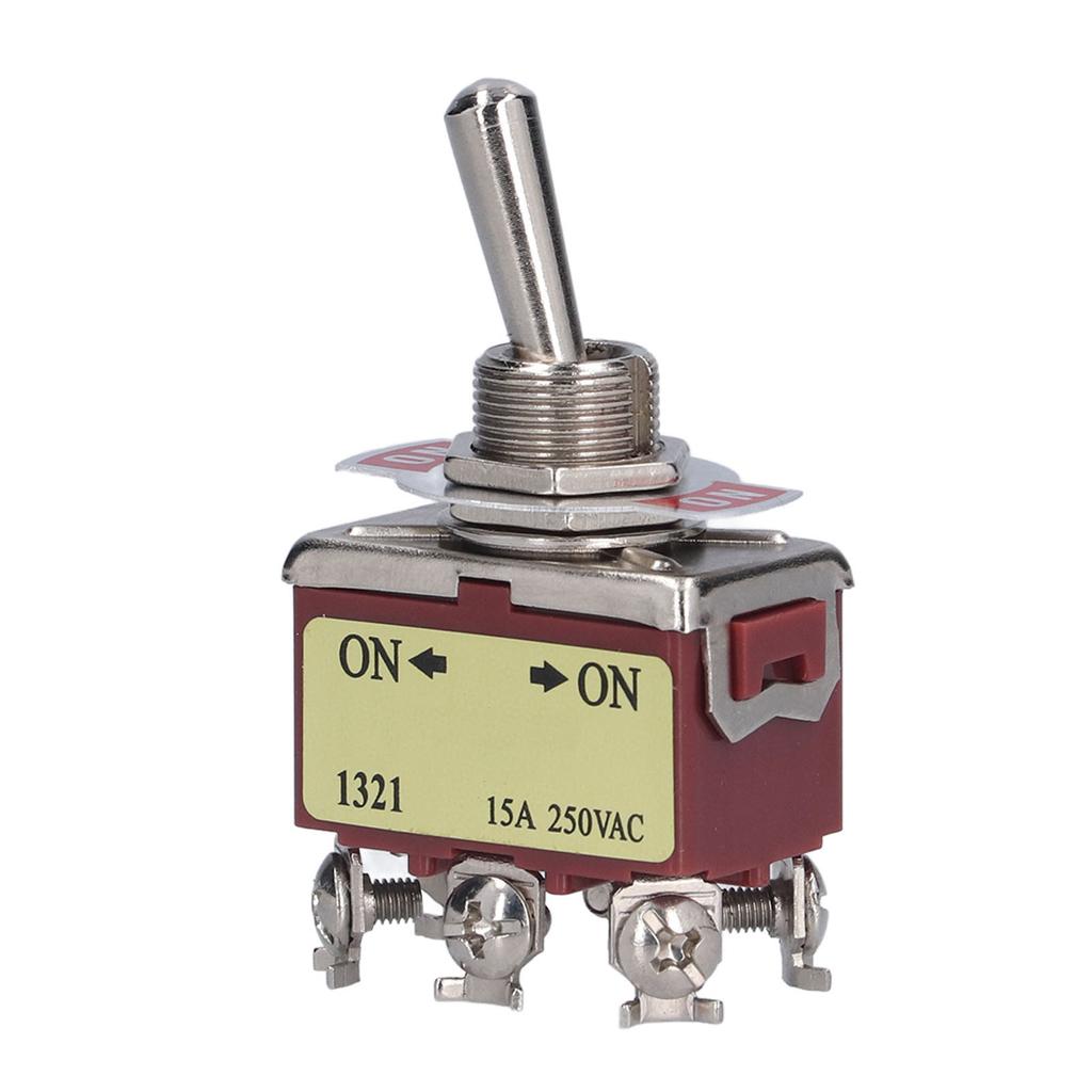 20 Stück Kippschalter Wippschalter Selbstverriegelnd 6 Klemmen 2 Positionen Teilesatz Kit AC 250V