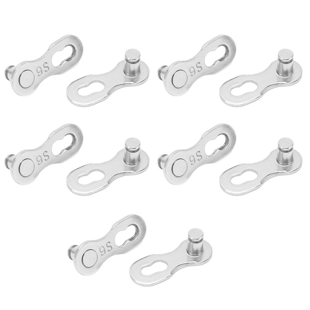 5pairs Bicycle Missing Link Rustproof Steel Quick Release Link Corrosion Resistant Easy