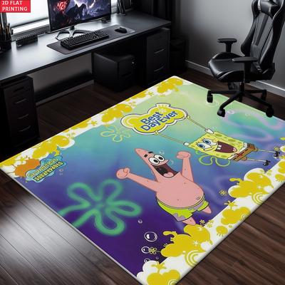 Cartoon und Anime Großer Zimmerteppich Rutschfest Cartoon Kinderzimmer Wohnzimmer Fußmatte Heimdekoration Kinderspielteppich
