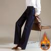 RAIN.CUN Women's Winter Fleece-Lined Relaxed Fit Denim Jeans