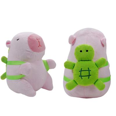 Clearstone Wasserschwein Plüschtier, Chavimaru Schildkröte, 32cm, Rosa