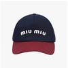 Miu Miu 5hc179 Acq1 F041l Logo Embroidery Drill Baseball Cap