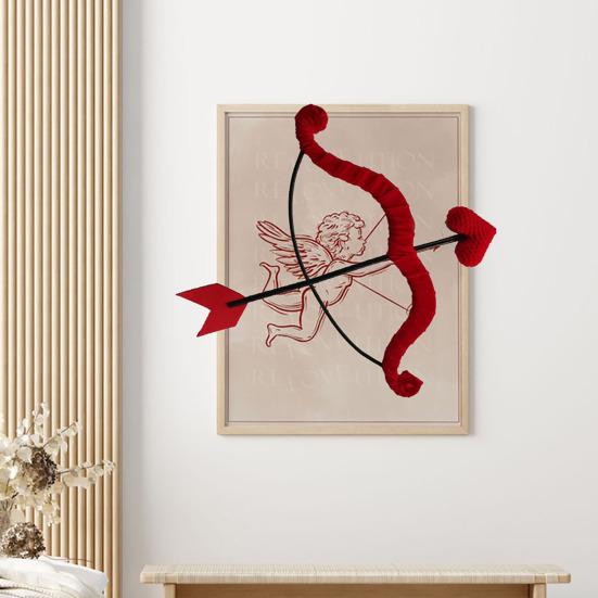 Unisex Mini Amor Pfeil und Bogen Set Valentinstag Halloween Kostümparty Cosplay Accessoire für Erwachsene Jugendliche