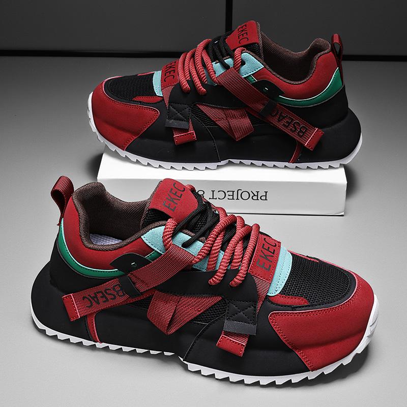 Men Casual Shoes Spring Tide High Quality Anti Slip Sneakers Man 2024 New Fashion Breathable Mixed Color Male Tide Shoe Footwear