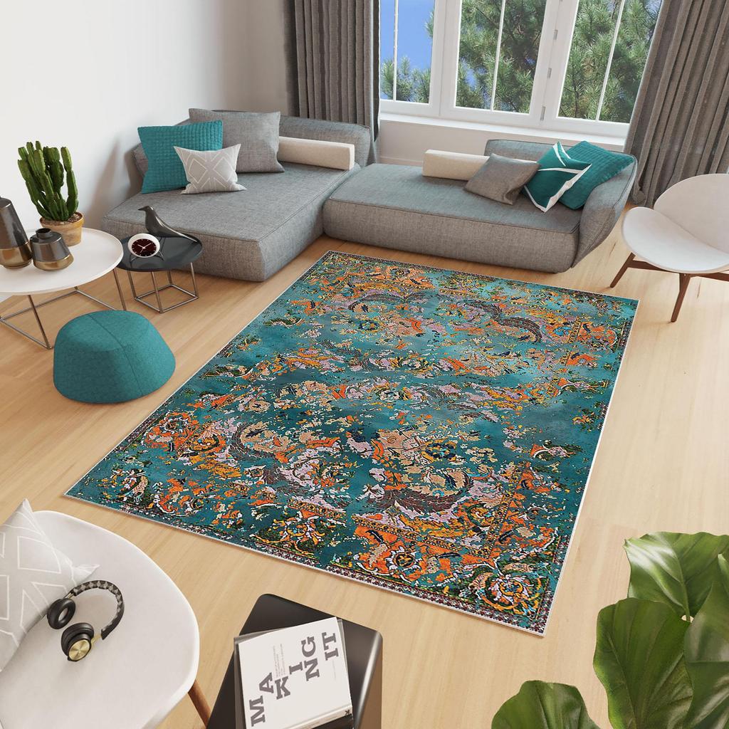 Decorative Special Design Classic Patterned Washable Non-Slip Floor Carpet