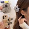 Super Plush Koala Bear Hair Decoration Hair Clips Hairpins Cute Fluffy Animal Hair Koala Claw Clip Barrettes Accessories