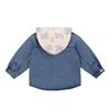 Dudu   Dodo Hood Color Denim Toddler Shirt Dkftsh01