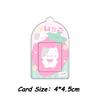 New Arrivals Cute Animal Photo Frames Kawaii Pudding Photocard Holder 2 Inch Kpop Photocard Sleeves INS Style Original Design