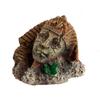 24TE Aquarium Egyptian Statue Decorations Resin Stone for Head Ruin for Tank Ornaments Betta Hideout for Hermit