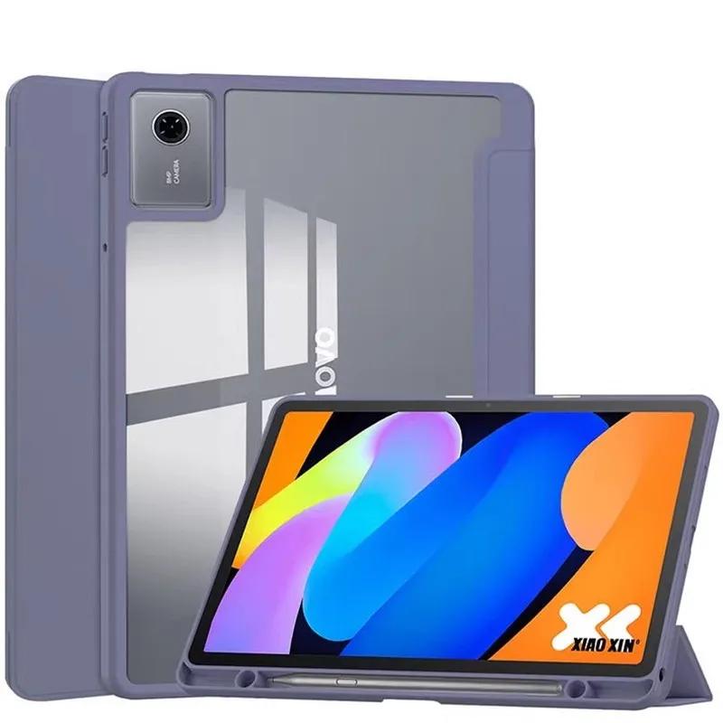 Pour Lenovo Xiaoxin Pad 11 Étui Cuir PU Silicone Arrière Pliable Support Couverture Funda Pour Lenovo Idea Tab TB336ZU/FU Étui Tablette Xiaoxin Pad 11 2025