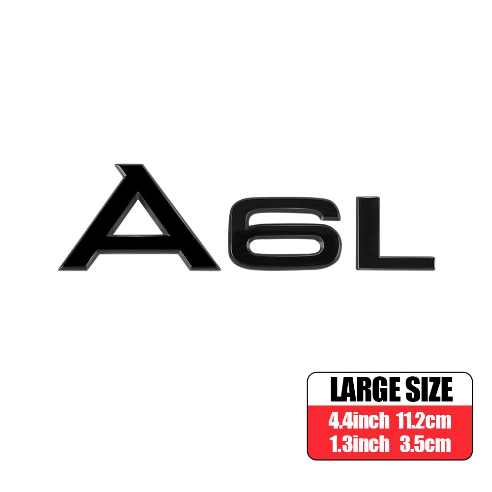 Q8 Car Body Rear Trunk Emblem Sticker Letters Auto Tail Badge Decal For A8 Q3 Q5 Q7 A4L A6L A8L  A4 B8 B6 B7 B9 8P 8V QUATTRO RS3