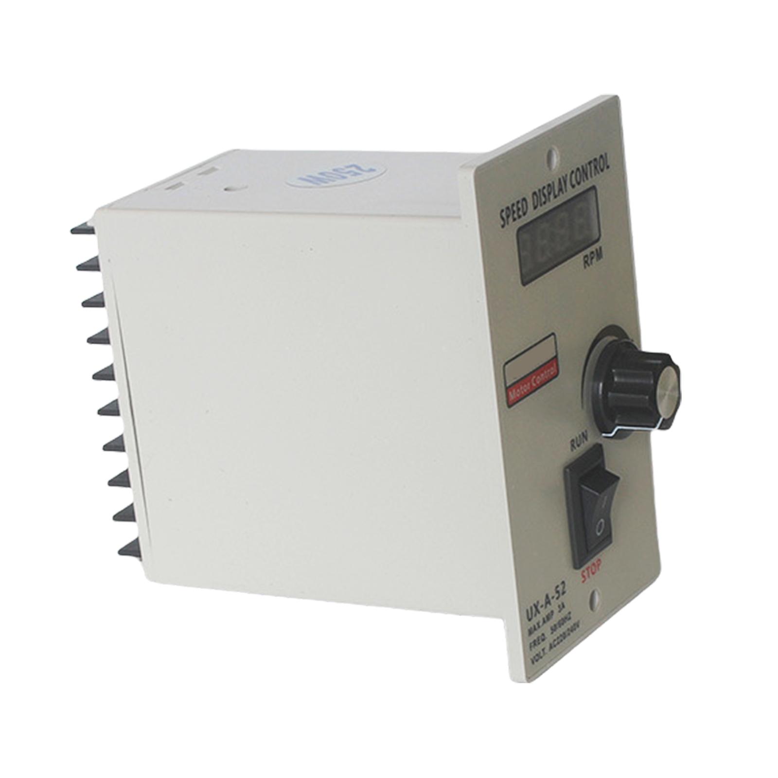 

UX-A-52 Gear Reduction Motor Speed Controller 400W Motor Speed Regulator for Forward & Reverse Control with LED Display 1