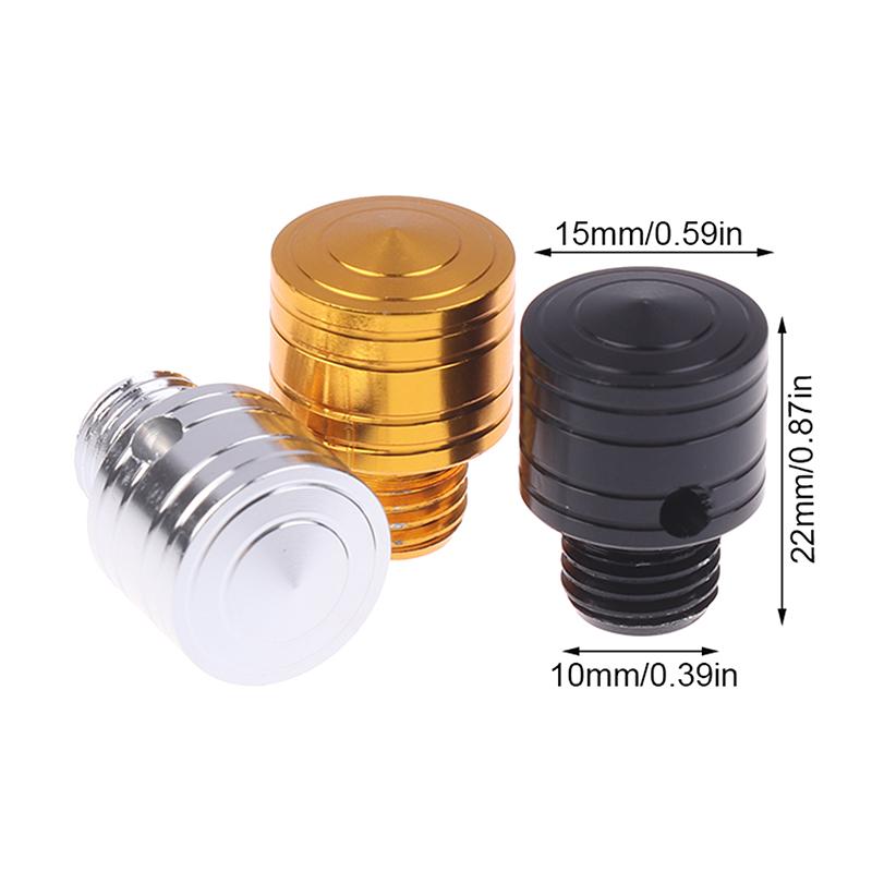 2Pcs Motorcycle Anti-Rust Cnc Aluminum M10 Rear View Mirror Hole Plugs Screws Rearview Mirror Holder Moto Accessories