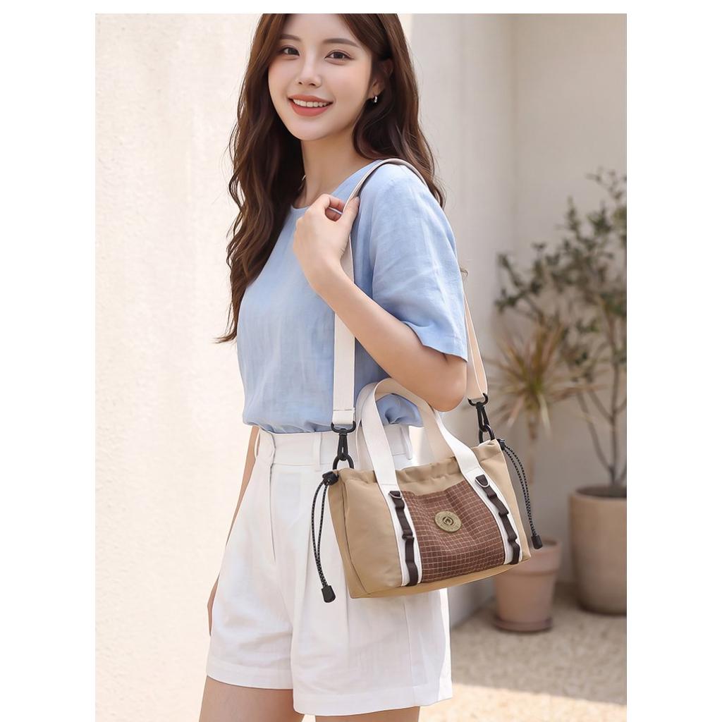 Tote Bag Women Oxford Multi Compartment Handheld Crossbody Daily