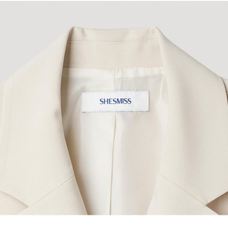 [ShS S miSS] Double breaSted Crop Set Up Jacket SwSjkp22040