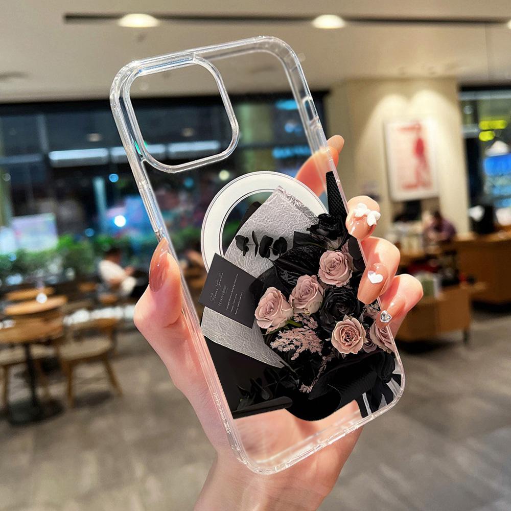 Magnetic Phone Case for iPhone 12 14 16 17 Pro 17 16 15 14 13 12 Pro Max  12 13 14 15  16 High Quality Shockproof Shell Full Protection Cute Style
