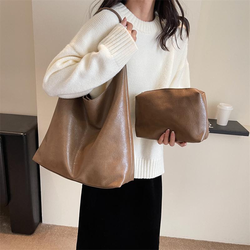 

Сумка из искусственной кожи, женская сумка, большая вместительная сумка, женская сумка через плечо