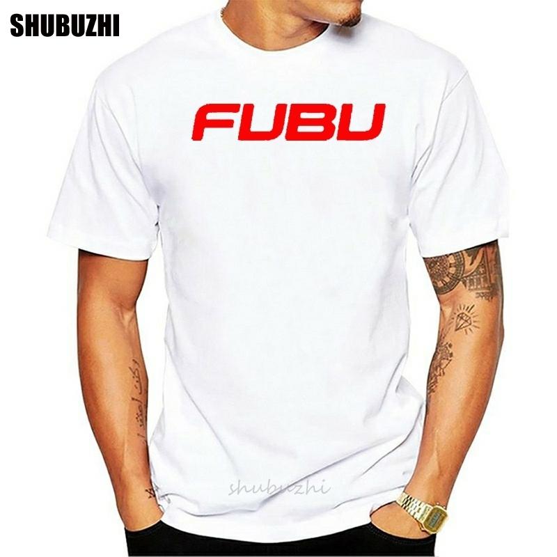Fubu Logo Printed Graphic Men Casual Short Sleeves Cotton T Shirts Black Size S4XL fashion tshirt men cotton brand teeshirt