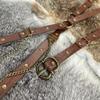Thin Viking Waist Belts Adjustable Chain Belt Enhancing Medieval DIY Faux Leather Belt  Dress Wear