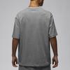 Jordan Solid Color Casual Round Neck Short Sleeve T-Shirt Men Tops Gray FZ1913091
