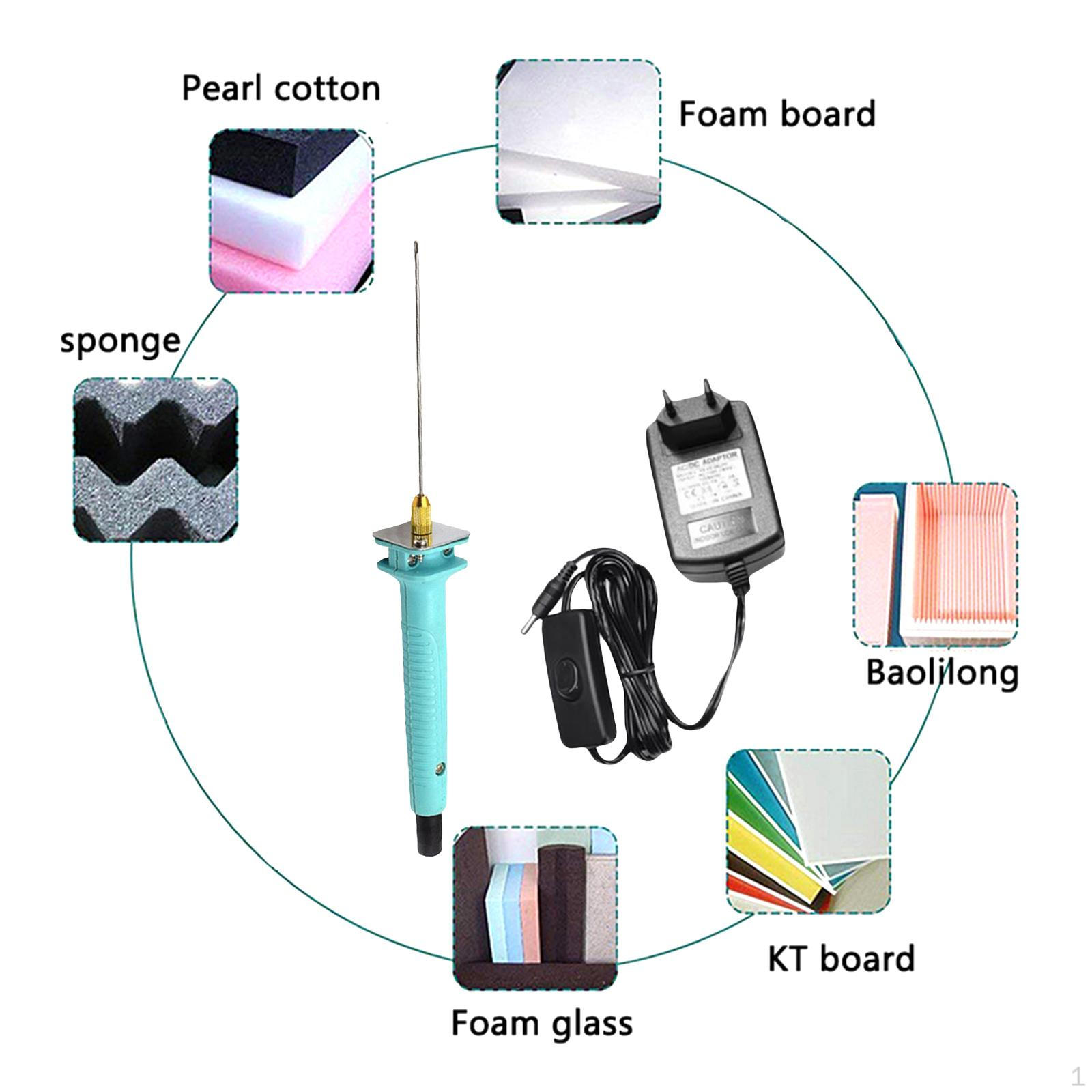 

Электрический режущий инструмент для пенополистирола, проволочная ручка, ремесла, резак для пенопласта с нескользящей ручкой, 5 см 15cm