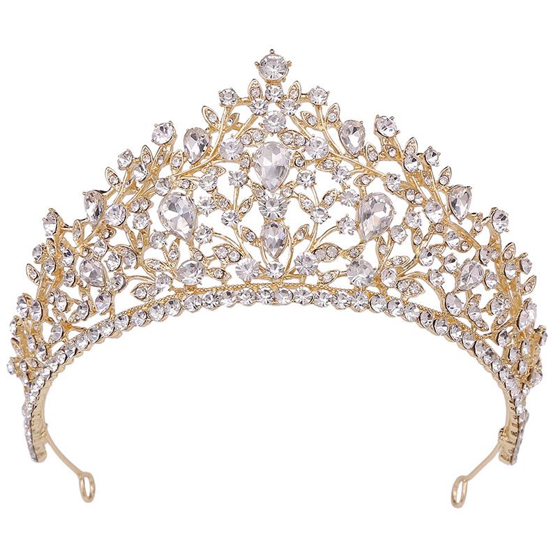 Gorgeous Crystal Bridal Tiaras for Queen Luxury Wedding Crown Princess Party Prom Hair Jewelry Bride Accessories
