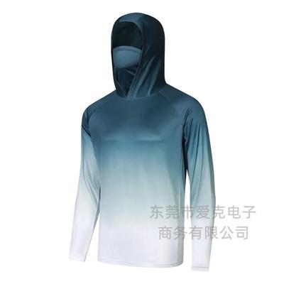 Sunscreen Fishing Suit Outdoor Sports Breathable Hooded Wearing Mask Luya Fishing Suit UV Protection Long Sleeve Sea Fishing Suit
