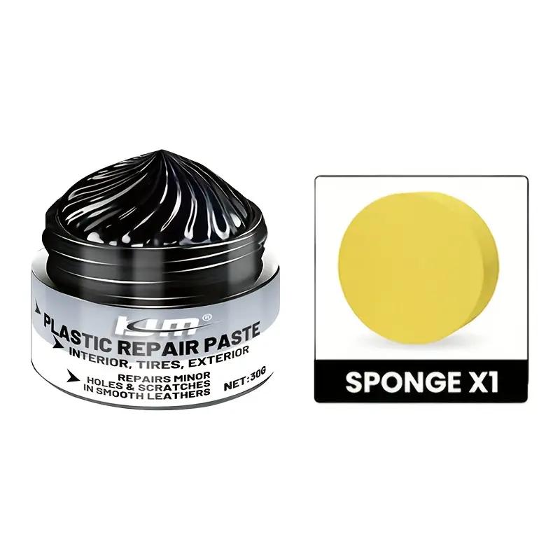 

KJM Паста для ремонта пластика - Защита 2-3 года, Полироль для интерьера и экстерьера рулевого колеса, шин и пластиковых панелей