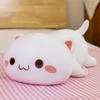 40/ 50CM Peach Cat Plush Toys White Grey Stuffed Peach Cat Children's Gift Animal Doll