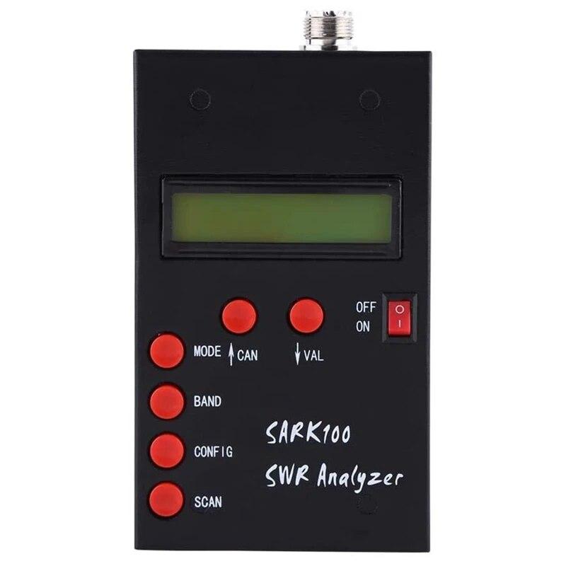 SARK100 Antenna Analyzer Meter 1-60Mhz Shortwave SWR Antenna Analyzer With 1.0 To 9.99 SWR Usable Measurement Range