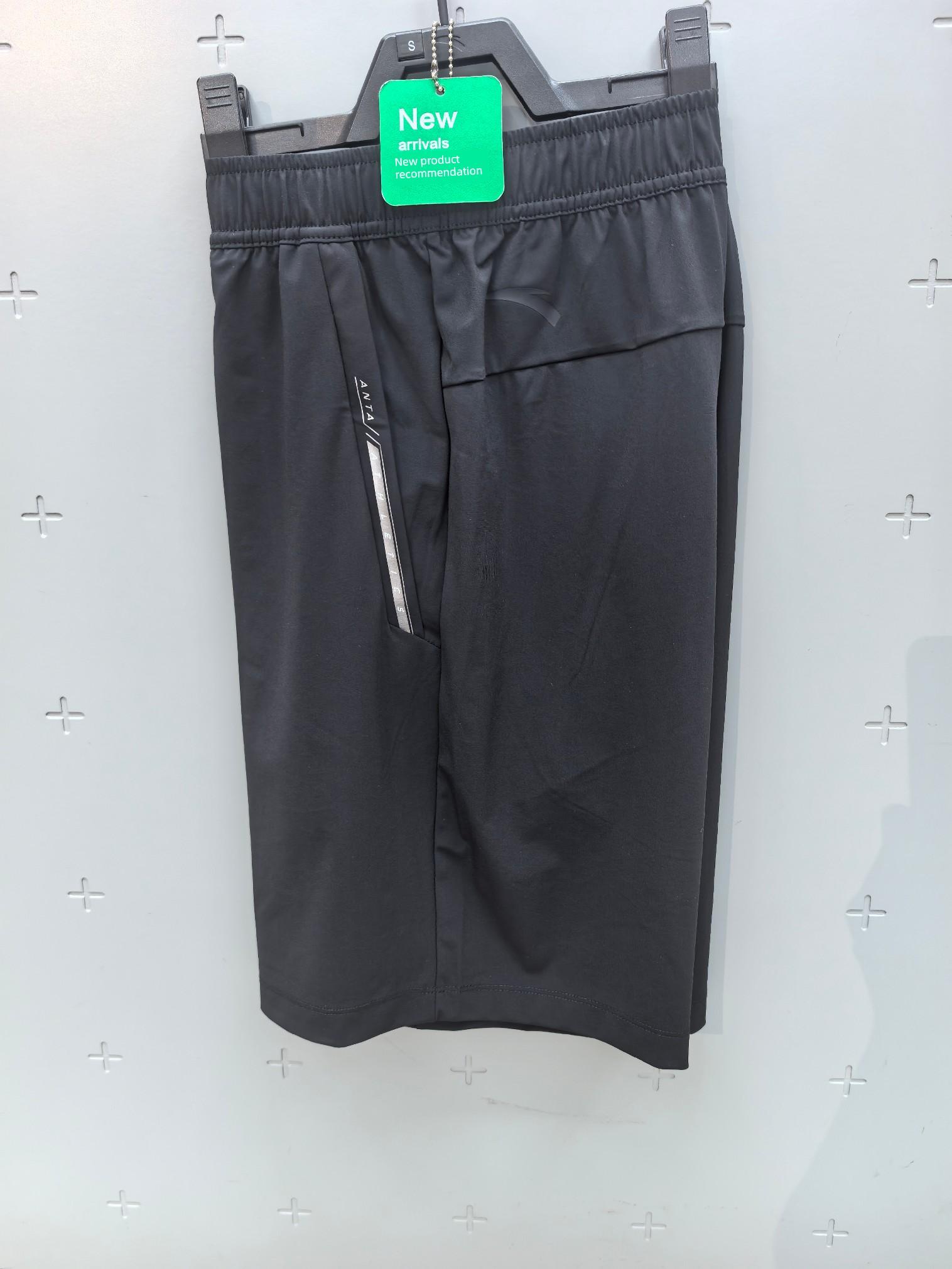 Anta Cold-Extraction Pants | Ice Silk Sports Shorts Men s New Summer Running Training Shorts M чёрный