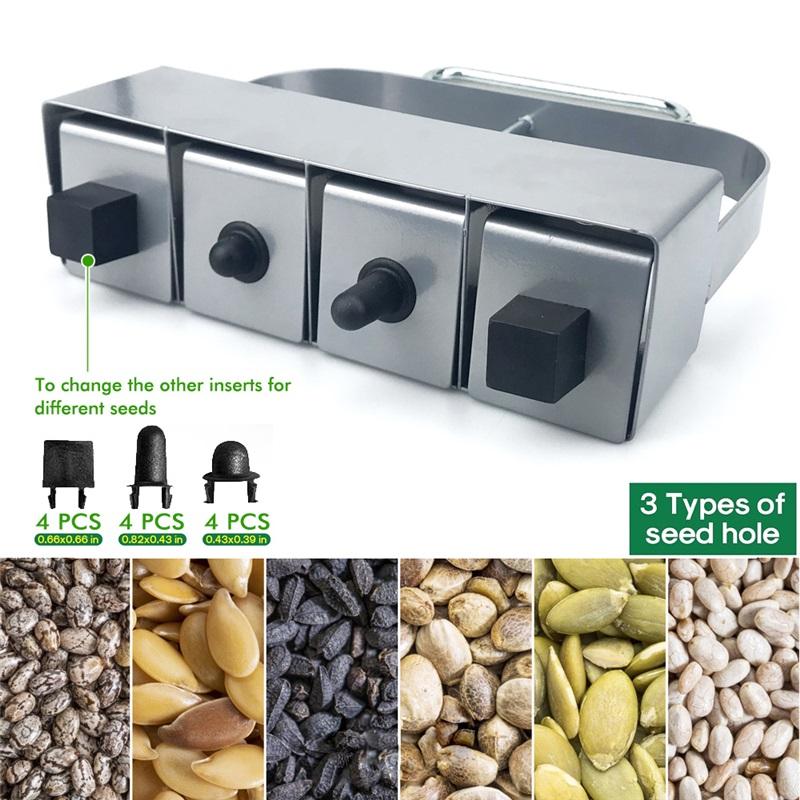 New Handheld Seedling 4 Soil Block Maker 2 Inch Soil Blocking Tool for Garden Prep Seedlings Cuttings Greenhouse Garden Supplies