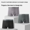 Cotton Soft Men's Pure Cotton Antibacterial Boxer Briefs Multipack